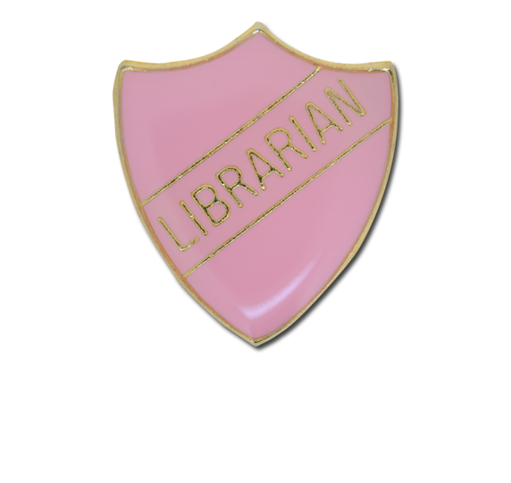 Librarian Enamelled Shield Badge