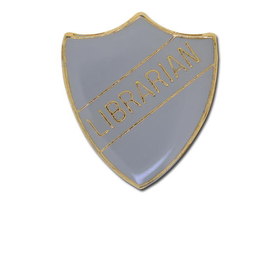 Librarian Enamelled Shield Badge