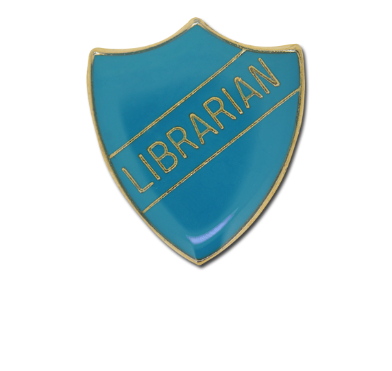 Librarian Enamelled Shield Badge