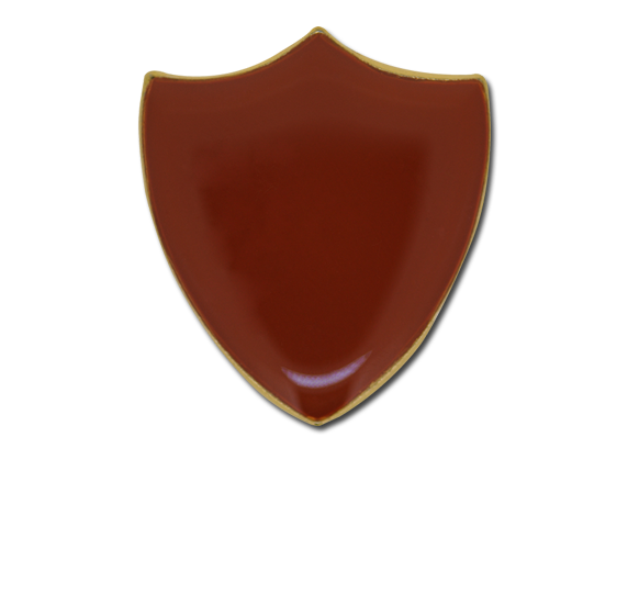 Plain Shield Enamelled Shield Badge