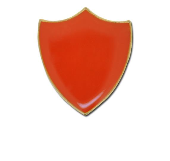 Plain Shield Enamelled Shield Badge