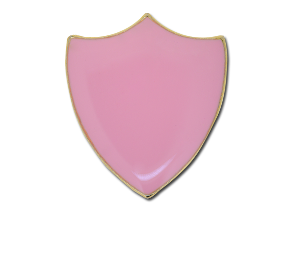 Plain Shield Enamelled Shield Badge