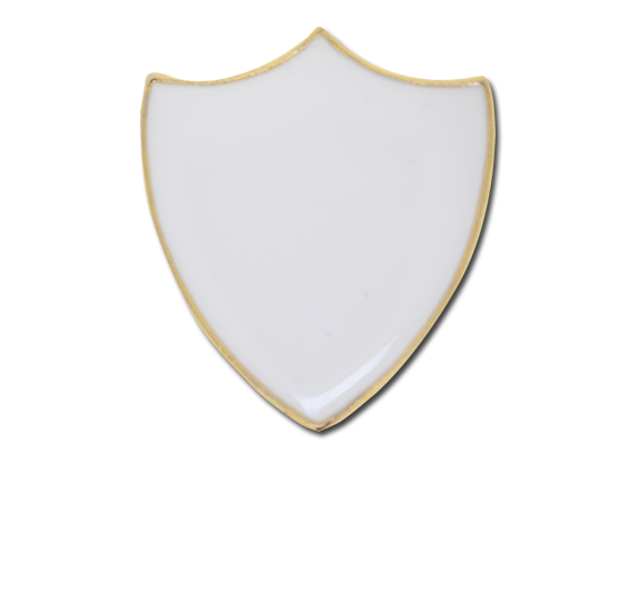 Plain Shield Enamelled Shield Badge