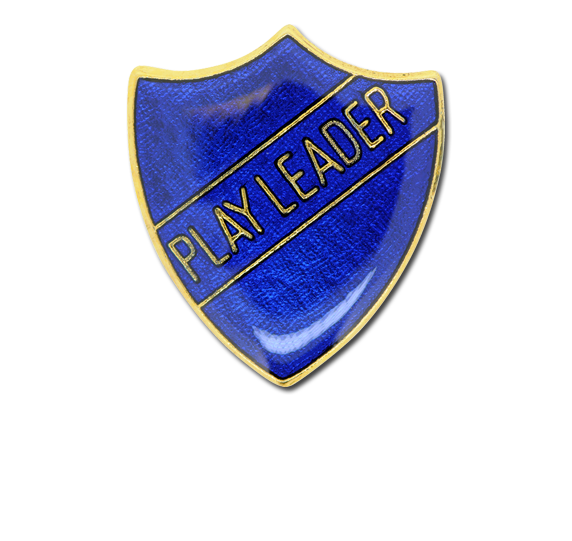 Play Leader Enamelled Shield Badge