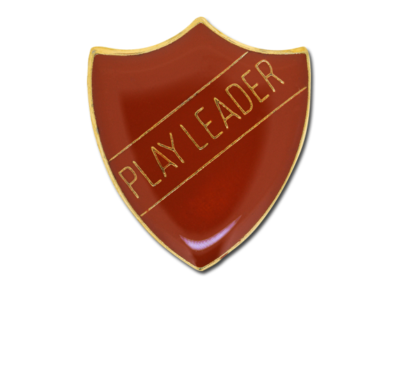 Play Leader Enamelled Shield Badge