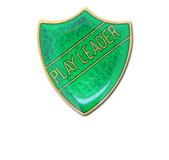 Play Leader Enamelled Shield Badge