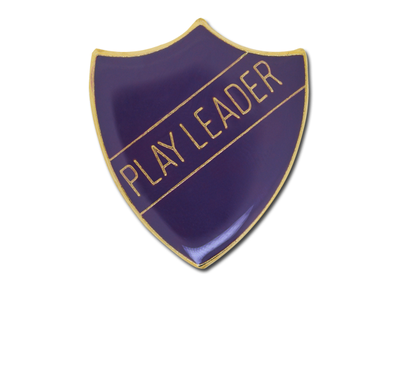 Play Leader Enamelled Shield Badge