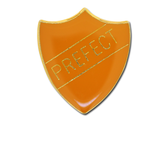 Prefect Enamelled Shield Badge