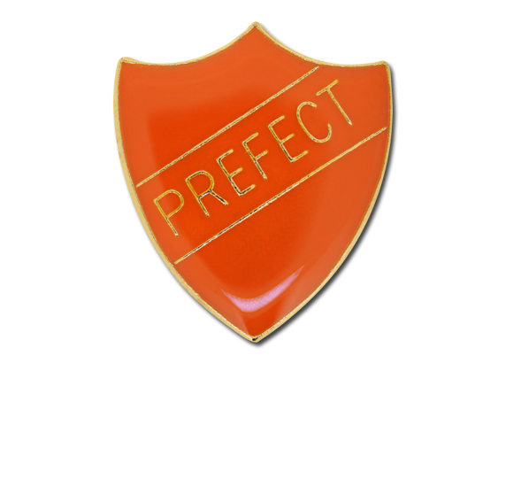 Prefect Enamelled Shield Badge