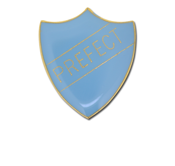 Prefect Enamelled Shield Badge