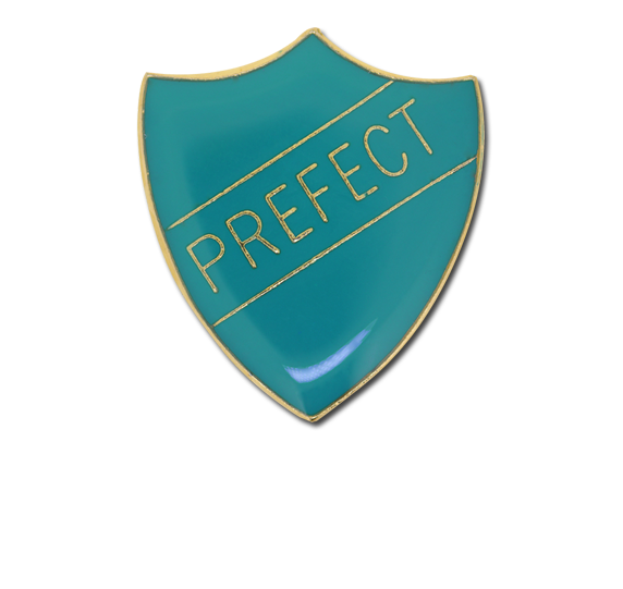 Prefect Enamelled Shield Badge