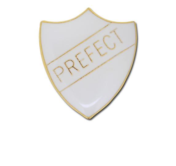 Prefect Enamelled Shield Badge