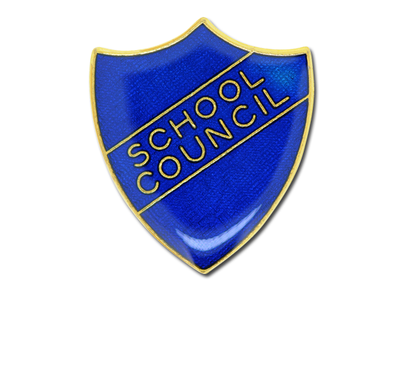 School Council Enamelled Shield Badge