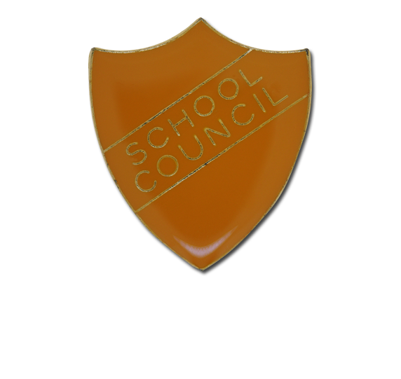 School Council Enamelled Shield Badge