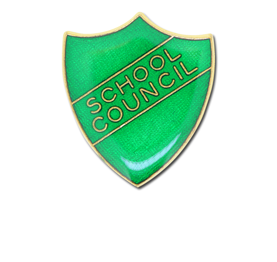 School Council Enamelled Shield Badge