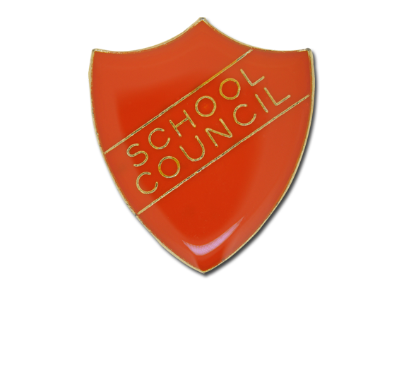 School Council Enamelled Shield Badge