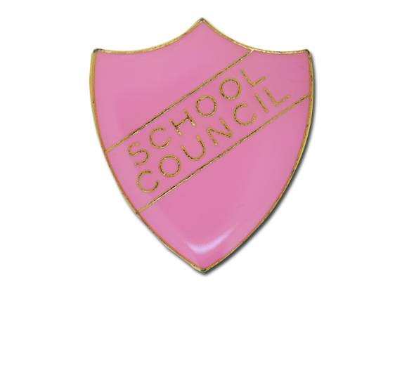 School Council Enamelled Shield Badge