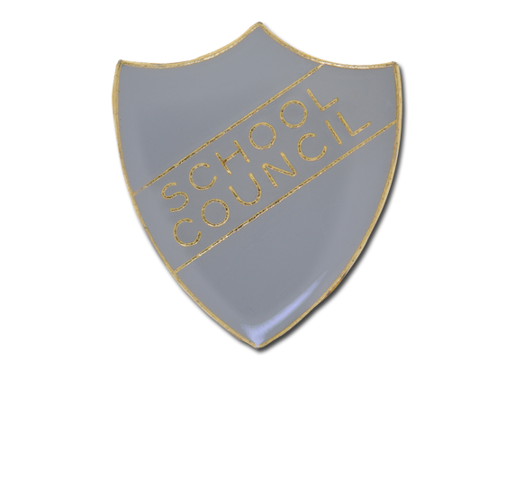 School Council Enamelled Shield Badge