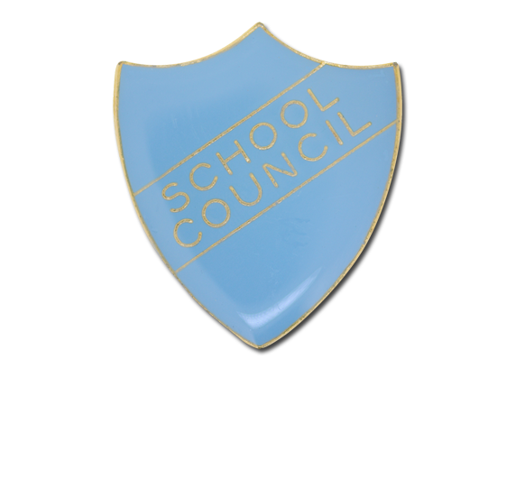 School Council Enamelled Shield Badge