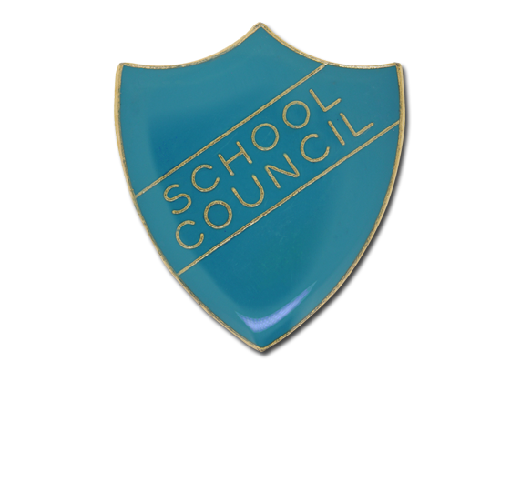 School Council Enamelled Shield Badge