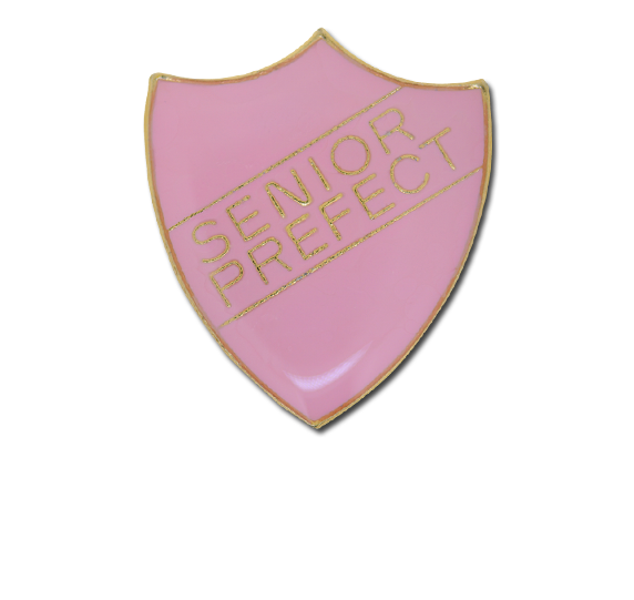 Senior Prefect Enamelled Shield Badge