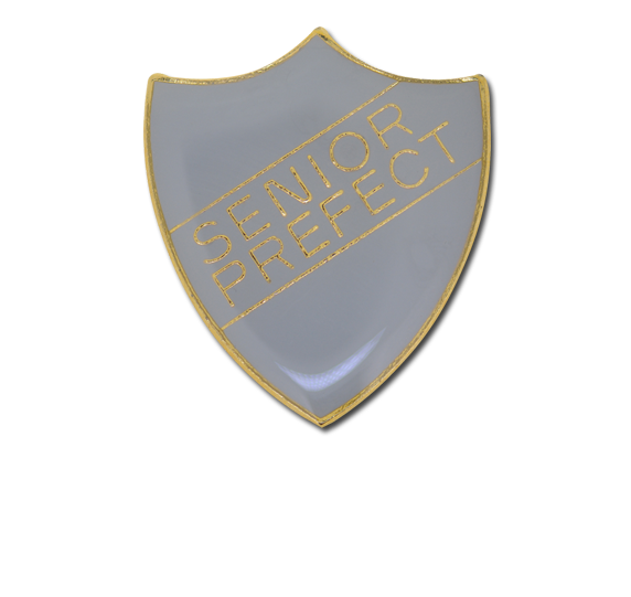 Senior Prefect Enamelled Shield Badge