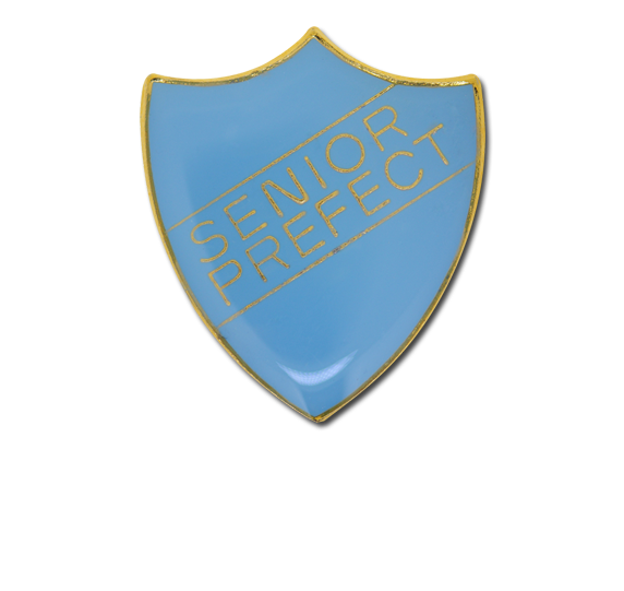 Senior Prefect Enamelled Shield Badge