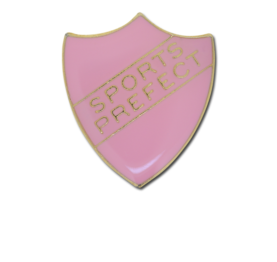 Sports Prefect Enamelled Shield Badge