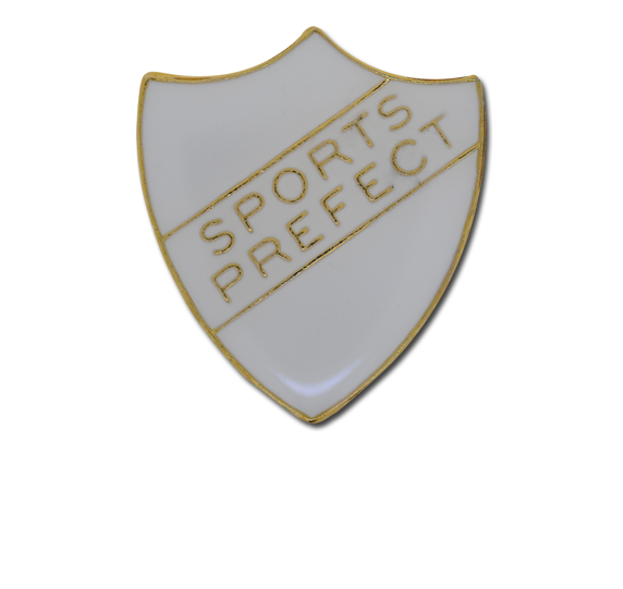 Sports Prefect Enamelled Shield Badge