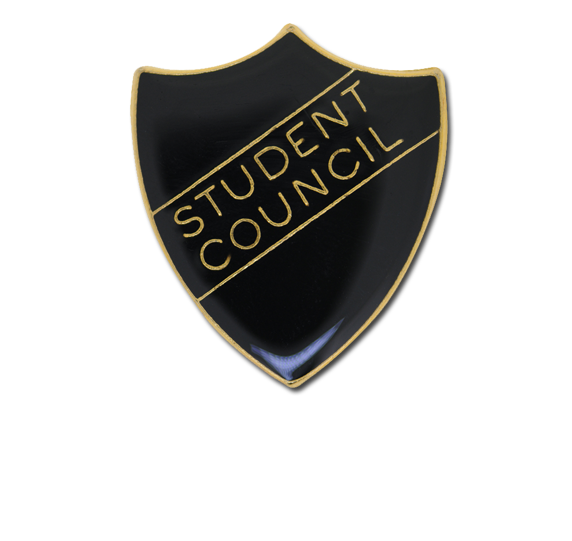 Student Council Enamelled Shield Badge