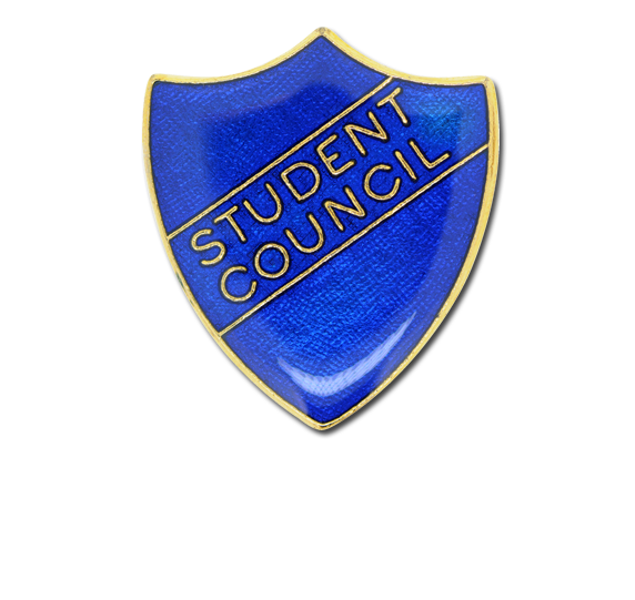 Student Council Enamelled Shield Badge