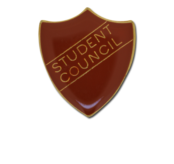 Student Council Enamelled Shield Badge