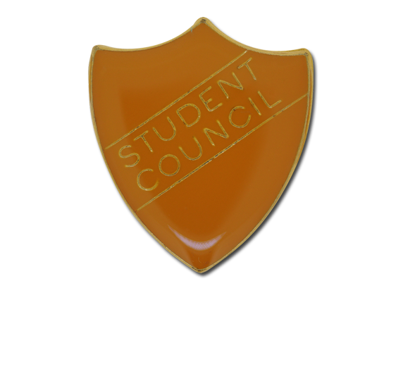 Student Council Enamelled Shield Badge