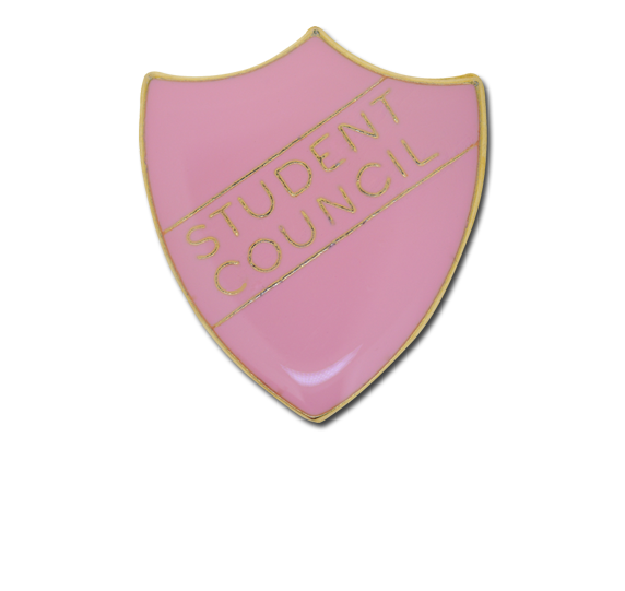 Student Council Enamelled Shield Badge