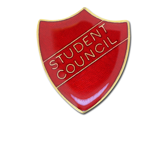 Student Council Enamelled Shield Badge