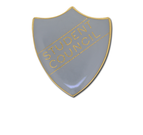 Student Council Enamelled Shield Badge