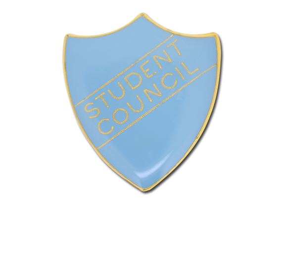 Student Council Enamelled Shield Badge