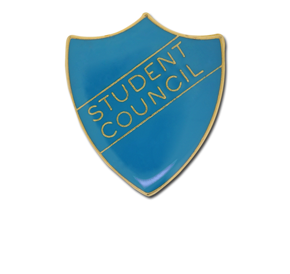 Student Council Enamelled Shield Badge