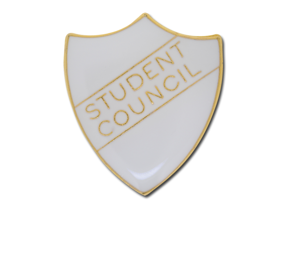 Student Council Enamelled Shield Badge