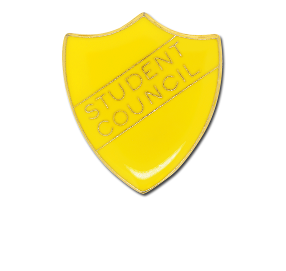 Student Council Enamelled Shield Badge