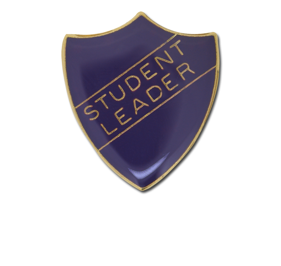 Student Leader Enamelled Shield Badge