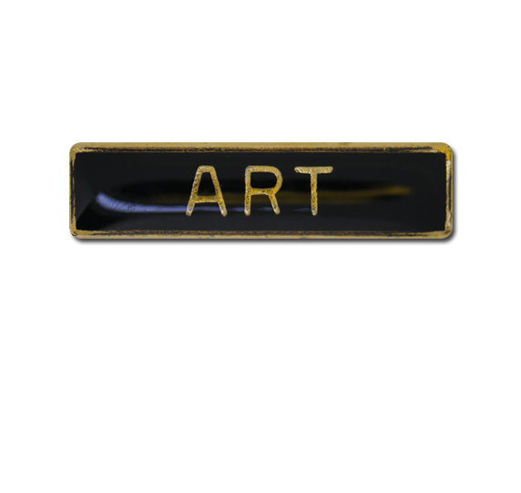 Art Small Bar Badge