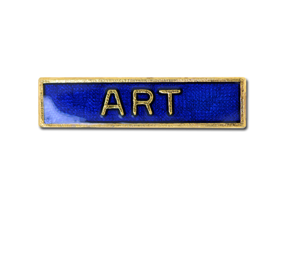 Art Small Bar Badge