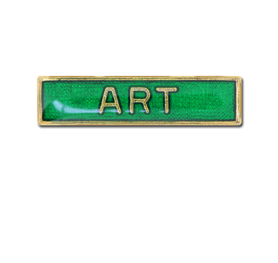 Art Small Bar Badge