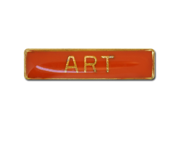 Art Small Bar Badge