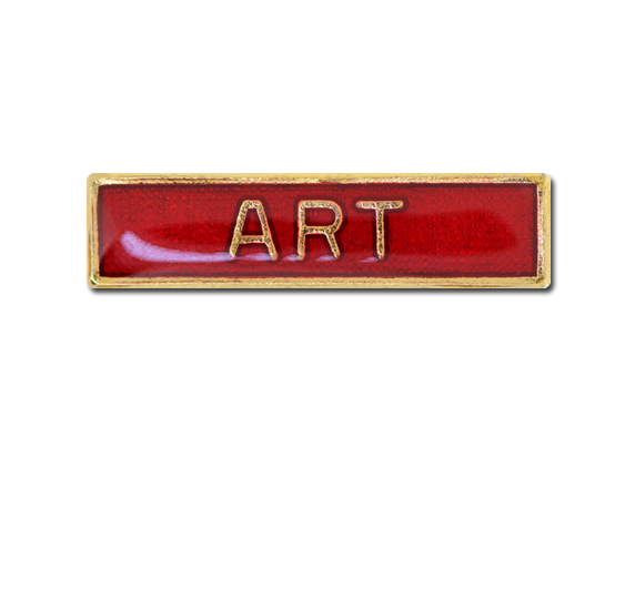 Art Small Bar Badge