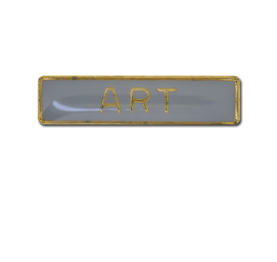 Art Small Bar Badge