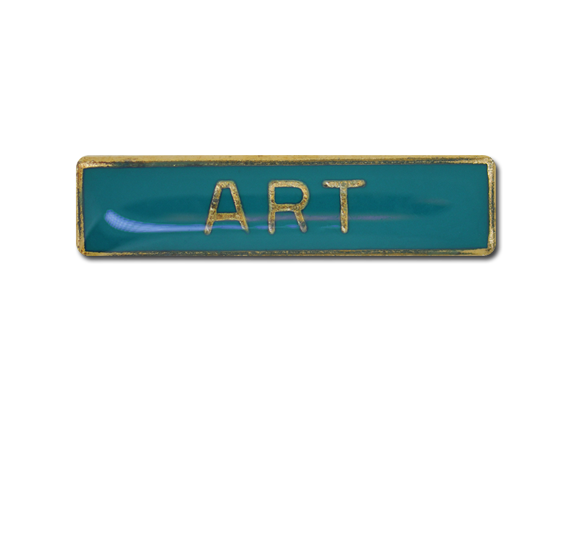 Art Small Bar Badge