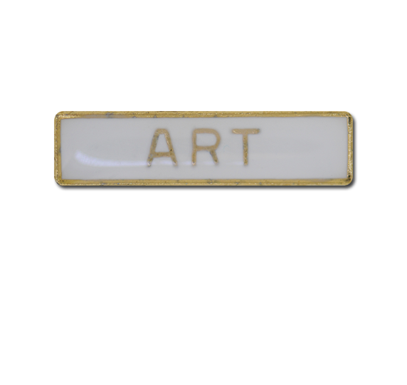 Art Small Bar Badge