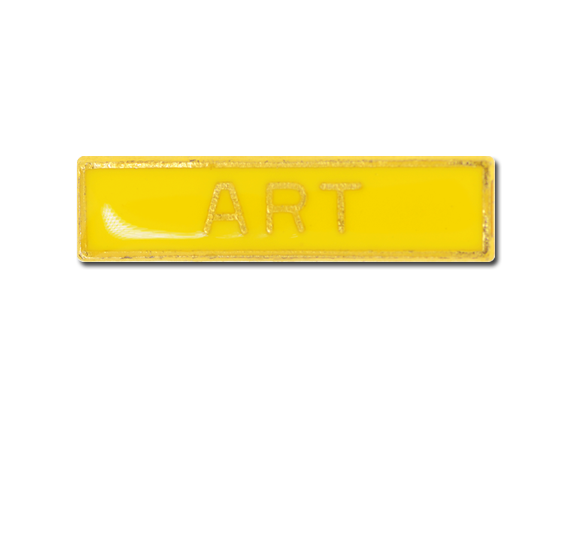 Art Small Bar Badge